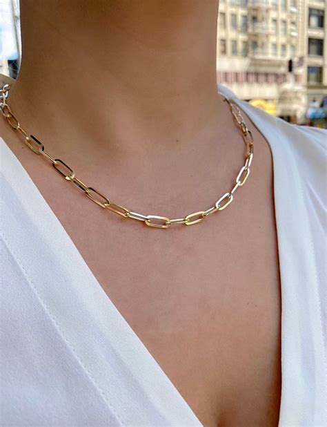 gold paperclip necklace michael kors|michael kors watches.